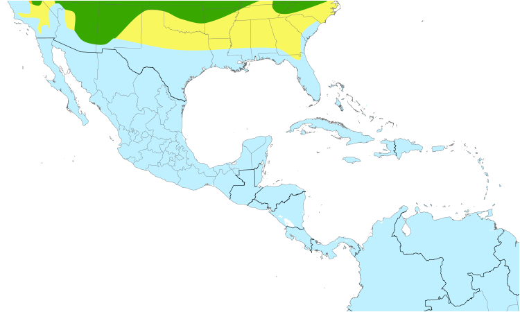 Range Map (Central): Spotted Sandpiper