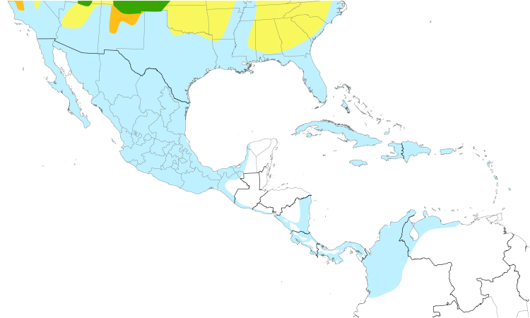 Range Map (Central): Northern Shoveler