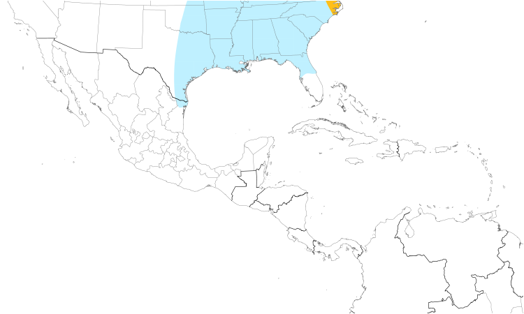Range Map (Central): American Black Duck