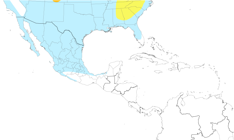 Range Map (Central): Canvasback