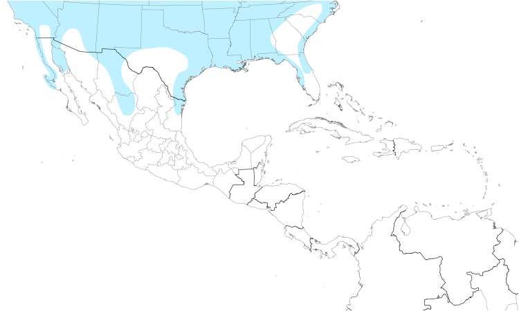 Range Map (Central): Common Goldeneye