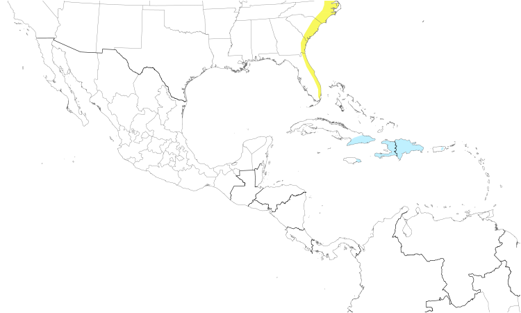 Range Map (Central): Bicknell's Thrush