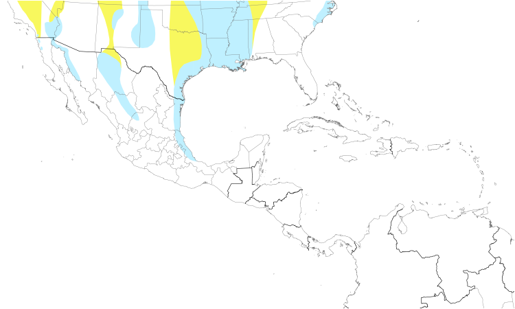 Range Map (Central): Snow Goose