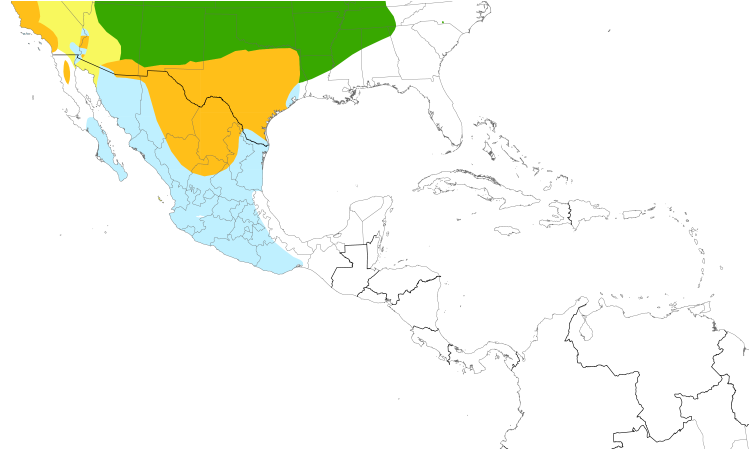 Range Map (Central): Lark Sparrow