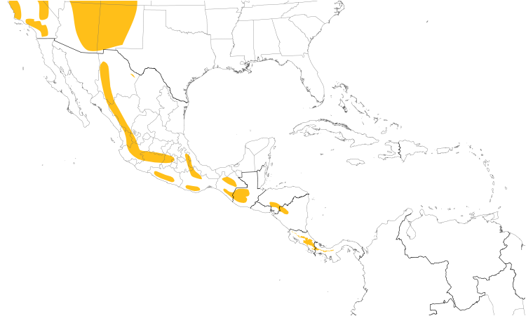 Range Map (Central): American Dipper