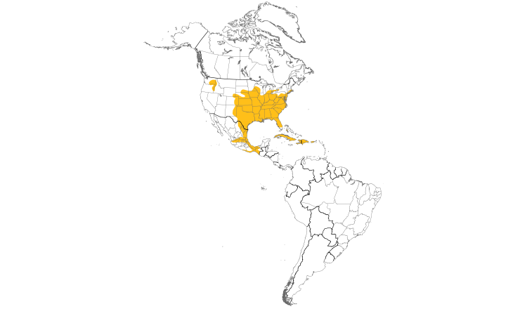 Range Map (Americas): Northern Bobwhite