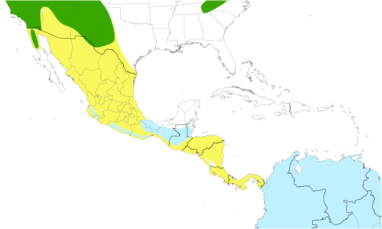 Range Map (Central): Olive-sided Flycatcher