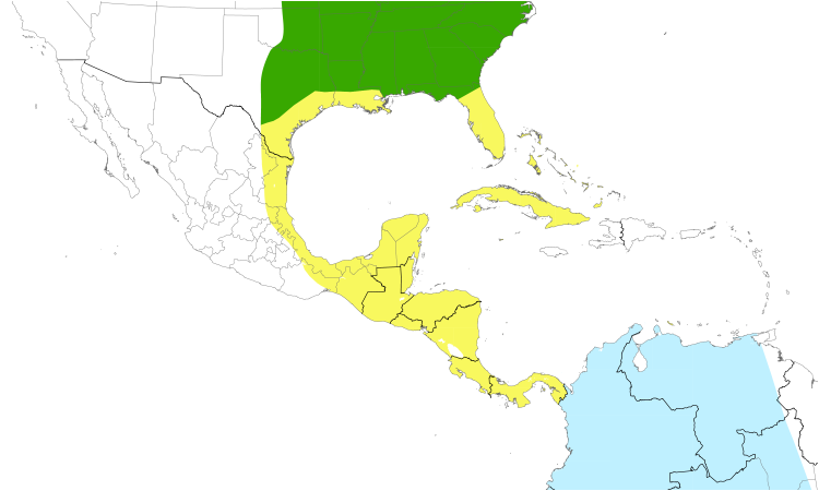 Range Map (Central): Eastern Wood-Pewee