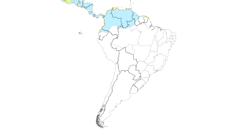 Range Map (South): Yellow Warbler