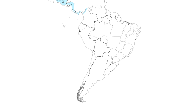Range Map (South): Gray Catbird