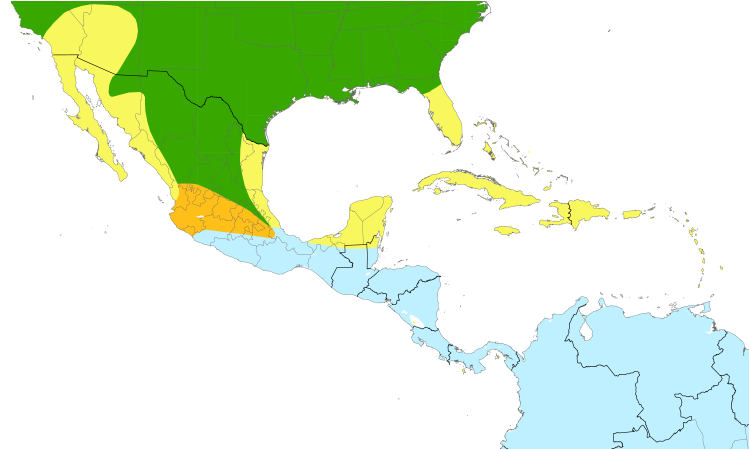 Range Map (Central): Barn Swallow