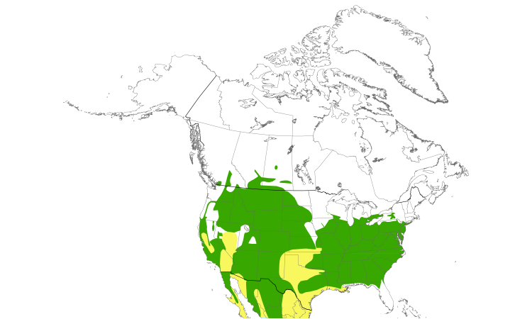 Range Map (North): Yellow-breasted Chat
