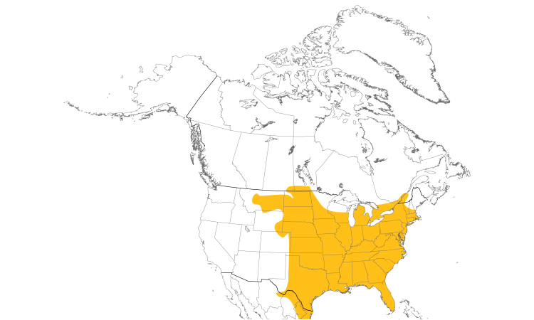 Range Map (North): Eastern Screech-Owl