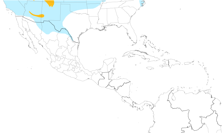 Range Map (Central): Common Merganser