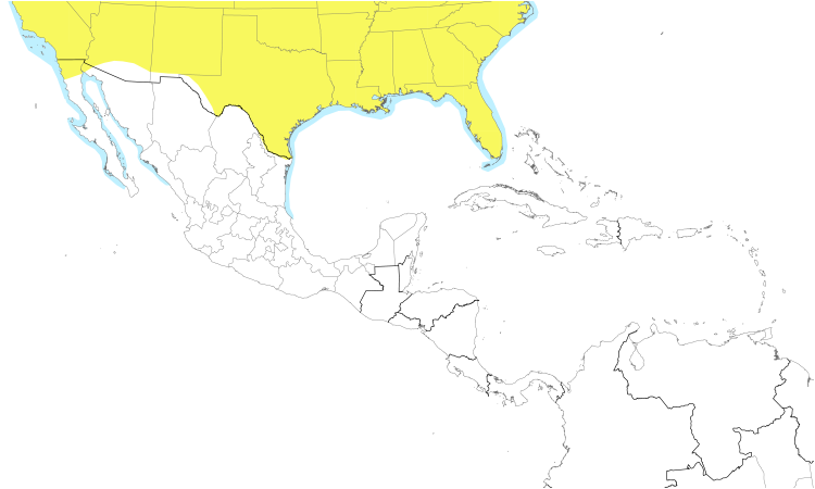 Range Map (Central): Red-breasted Merganser