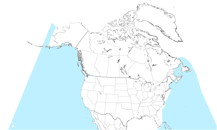 Range Map (North): Leach's Storm-Petrel