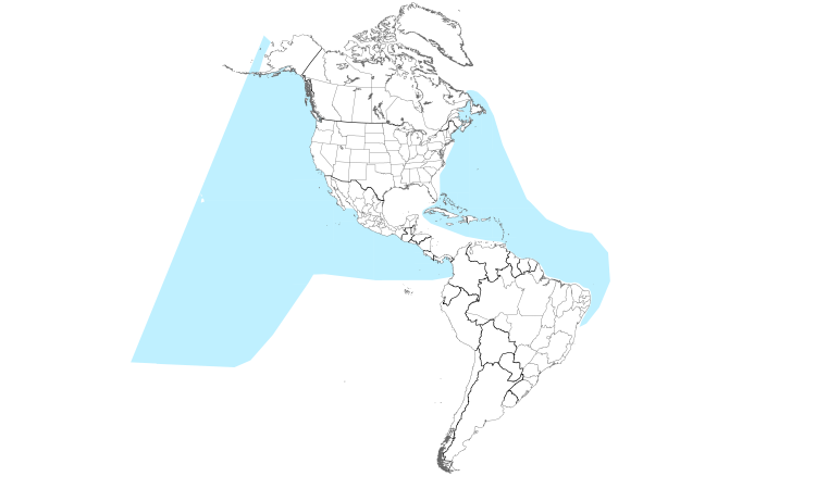 Range Map (Americas): Leach's Storm-Petrel