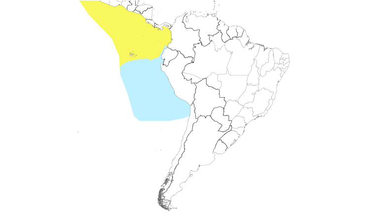 Range Map (South): Red-necked Phalarope