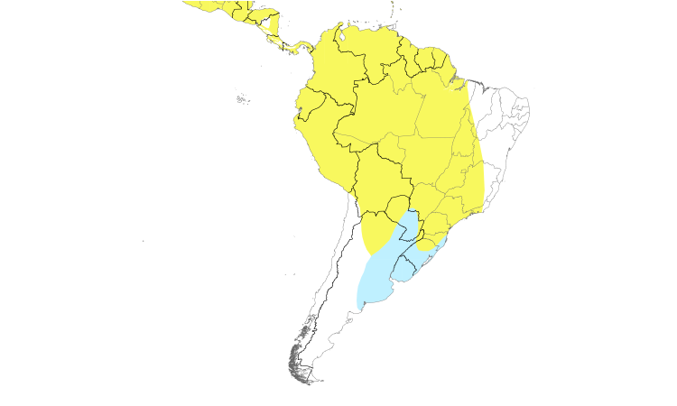 Range Map (South): American Golden-Plover