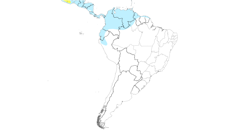 Range Map (South): American Redstart