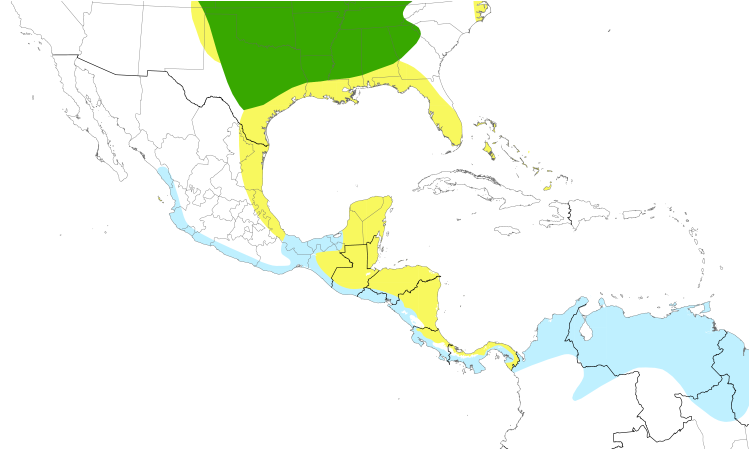 Range Map (Central): Dickcissel