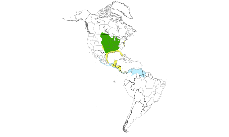 Range Map (Americas): Dickcissel
