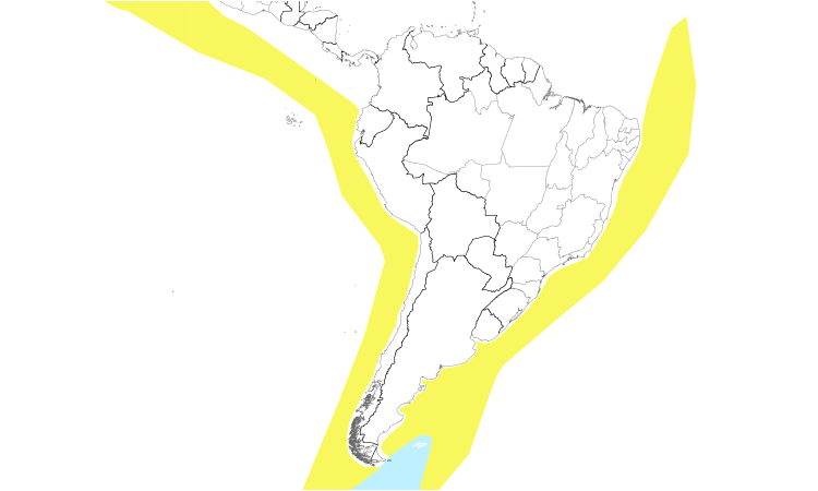 Range Map (South): Arctic Tern
