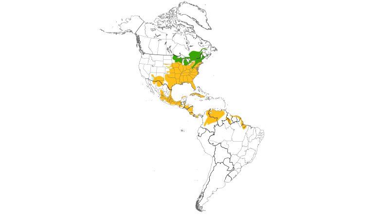 Range Map (Americas): Eastern Meadowlark