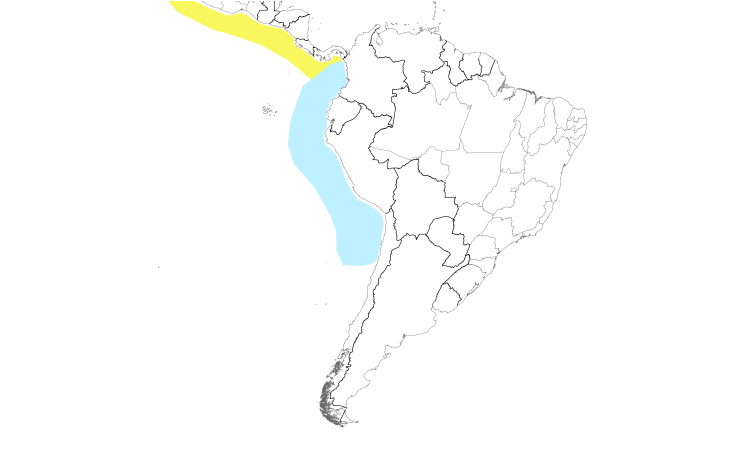 Range Map (South): Sabine's Gull