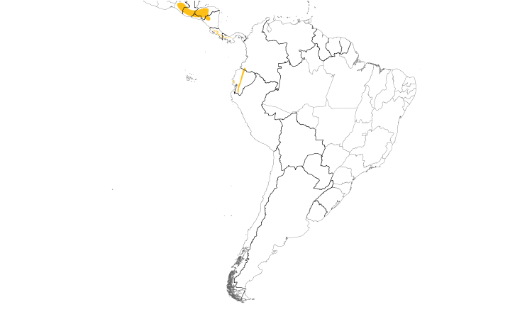 Range Map (South): Blue Seedeater