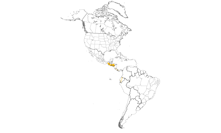 Range Map (Americas): Blue Seedeater