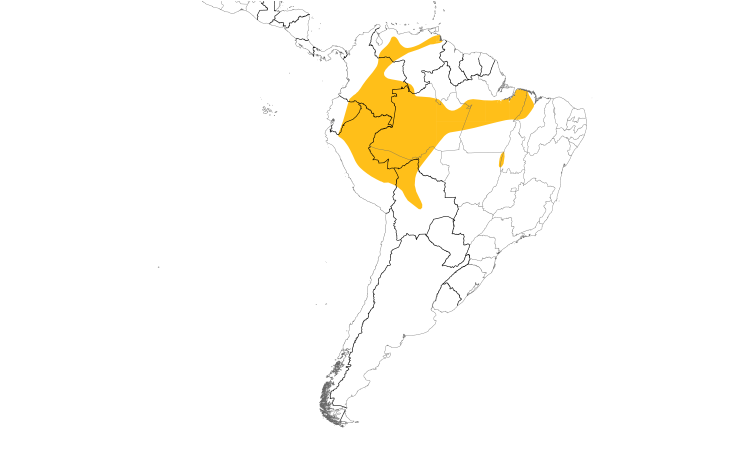 Range Map (South): Yellow-browed Sparrow