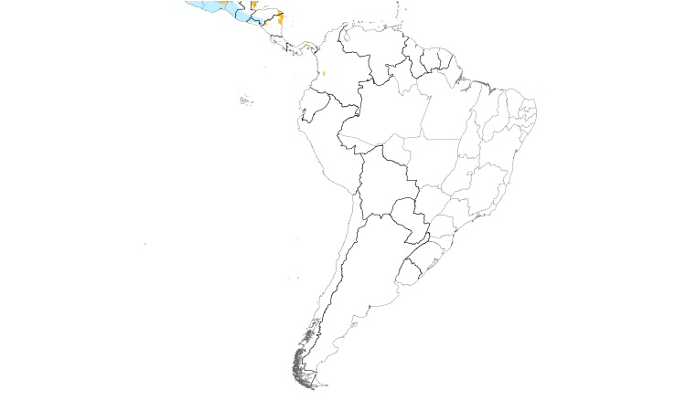 Range Map (South): Grasshopper Sparrow