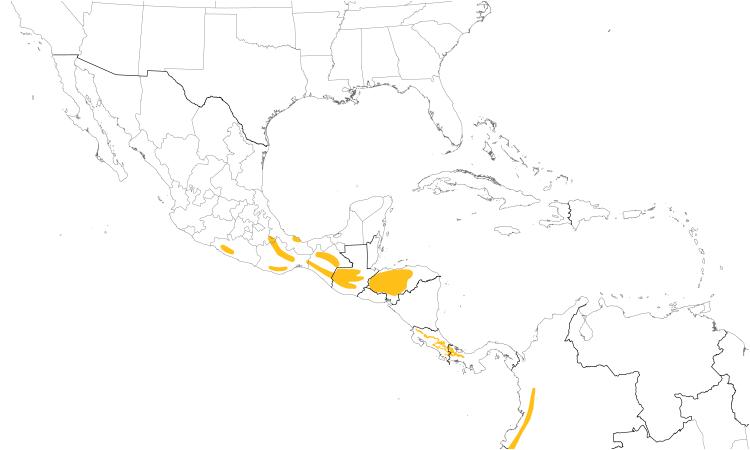 Range Map (Central): Scaly-throated Foliage-gleaner