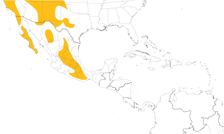 Range Map (Central): Western Scrub-Jay