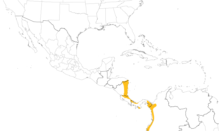Range Map (Central): Great Green Macaw