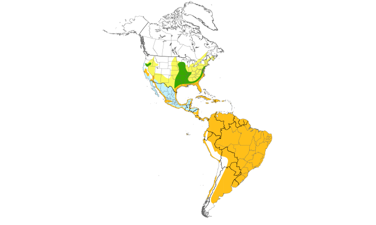 Range Map (Americas): Great Egret