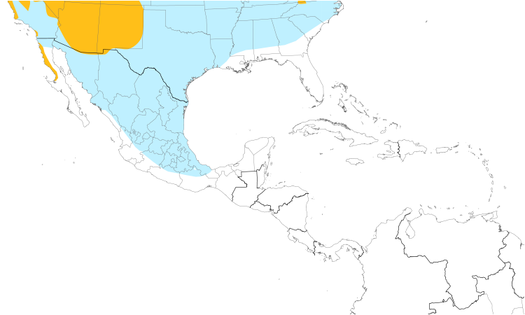Range Map (Central): Long-eared Owl