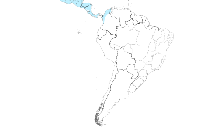 Range Map (South): Cedar Waxwing