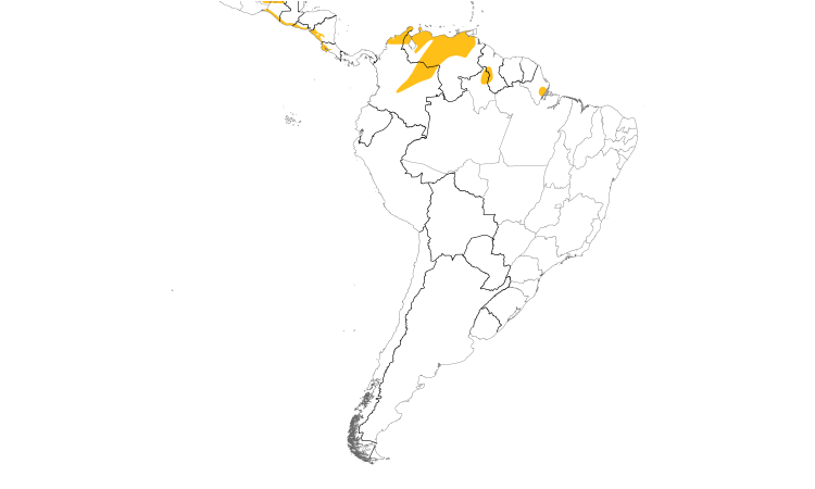 Range Map (South): Double-striped Thick-knee