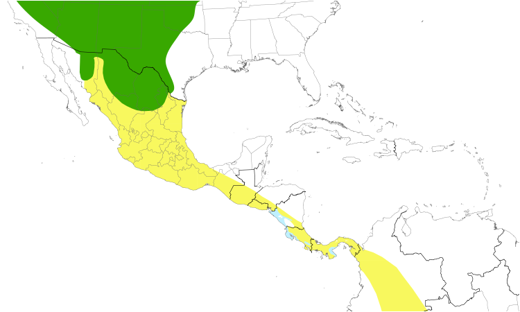 Range Map (Central): Swainson's Hawk