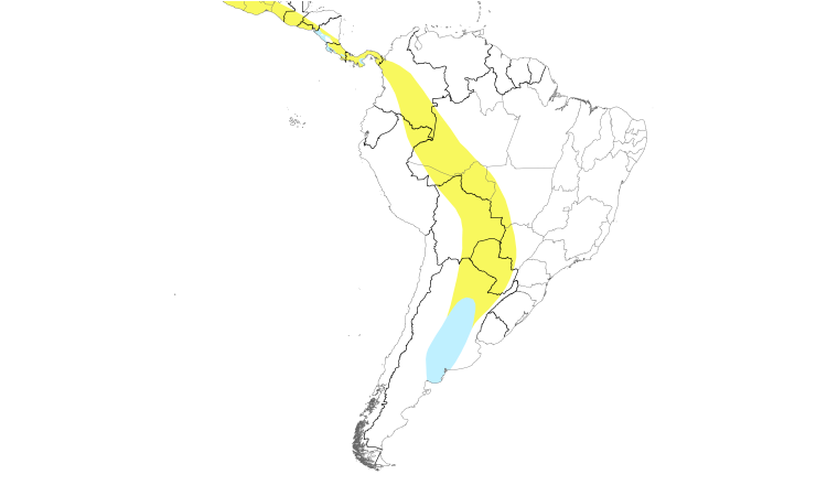 Range Map (South): Swainson's Hawk