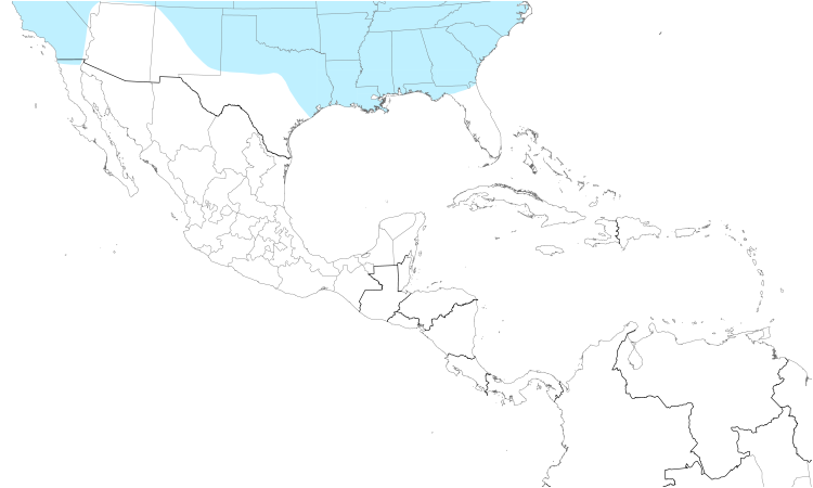 Range Map (Central): Quiz Species