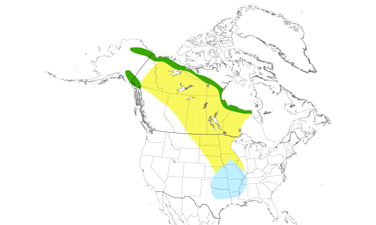 Range Map (North): Smith's Longspur