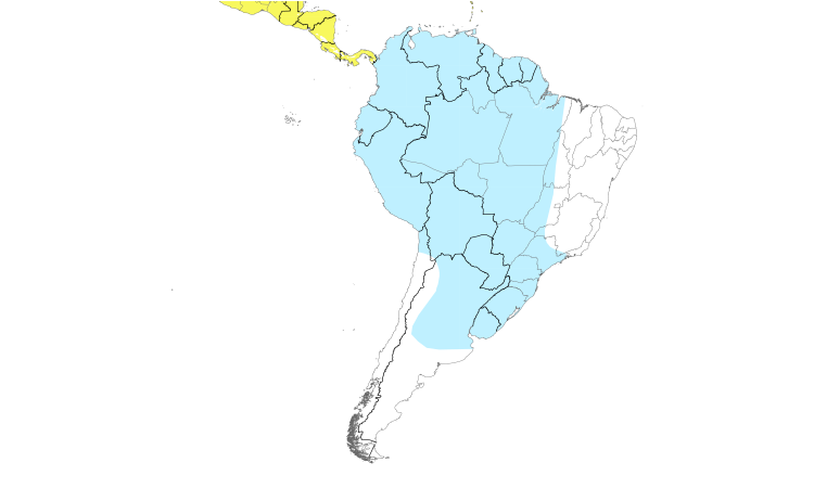 Range Map (South): Pectoral Sandpiper