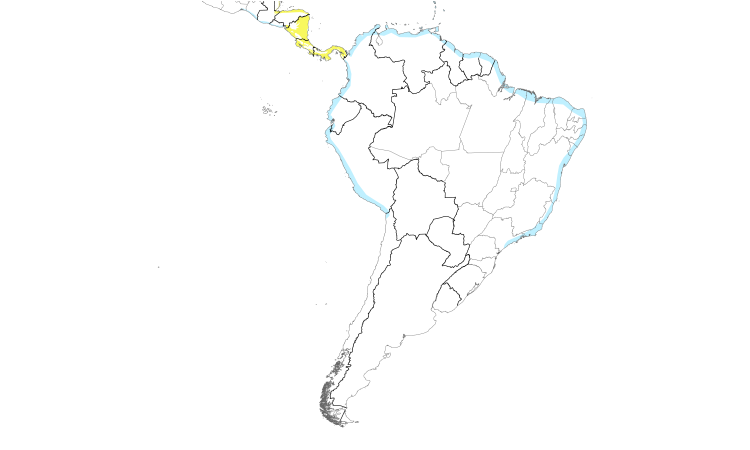 Range Map (South): Semipalmated Sandpiper