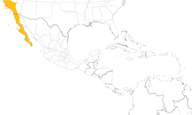 Range Map (Central): California Quail