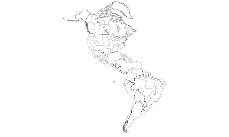Range Map (Americas): Rufous Sabrewing