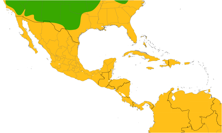 Range Map (Central): Turkey Vulture