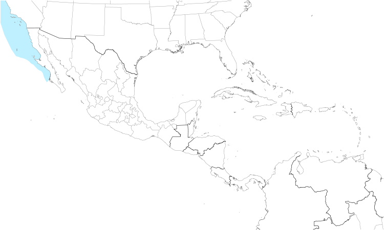 Range Map (Central): Rhinoceros Auklet